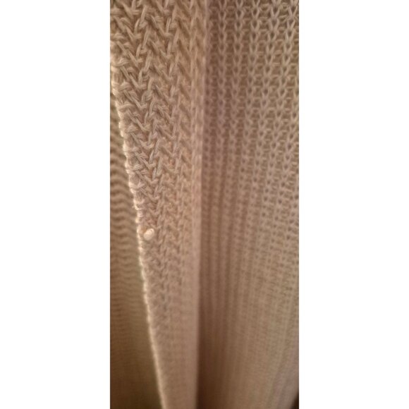 Lauren Ralph Lauren Tan 100% Linen Bell Sleeve Open Front Cardigan Size M GUC - Picture 8 of 8